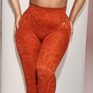 Gymshark x Whitney Adapt Fleck Orange Leggings